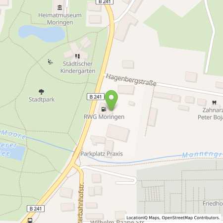 Standortübersicht der Benzin-Super-Diesel Tankstelle: VR-Bank in Südniedersachsen eG in 37186, Moringen
