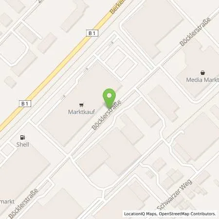 Standortübersicht der Tankstelle Supermarkt C&C Hameln Boecklerstr. 6-8 in 31789 Hameln