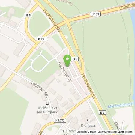 Standortübersicht der Tankstelle Aral Tankstelle in 01662 Meißen