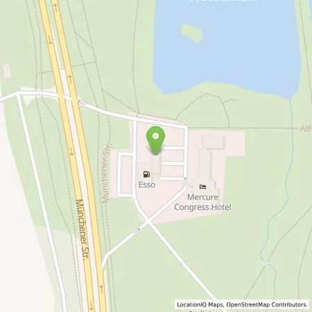 Standortübersicht der Tankstelle Esso Tankstelle in 90471 NUERNBERG