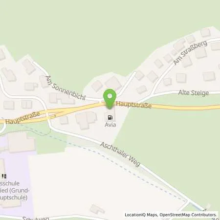 Standortübersicht der Tankstelle AVIA Tankstelle in 87654 Friesenried