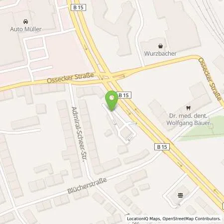 Standortübersicht der Tankstelle Hof Ernst-Reuter-Str. 65 in 95030 Hof