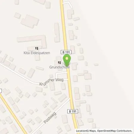 Standortübersicht der Tankstelle Tankautomat Eldena in 19294 Eldena