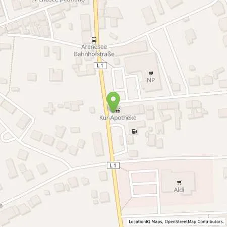 Standortübersicht der Tankstelle Tankstelle Arendsee in 39615 Arendsee