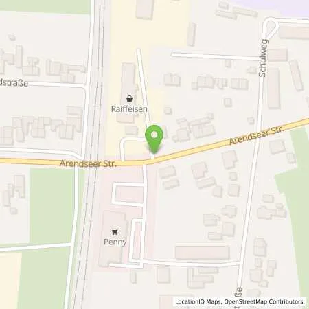 Standortübersicht der Tankstelle Tankstelle Seehausen in 39615 Seehausen