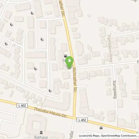 Standortübersicht der Tankstelle star Tankstelle in 40764 Langenfeld