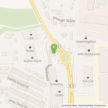 Standortübersicht der Tankstelle Taufkirchen Landshuter Str. 42 in 84416 Taufkirchen