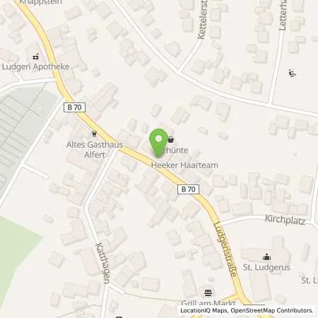 Standortübersicht der Tankstelle Shell Heek Ludgeristr. 34 in 48619 Heek