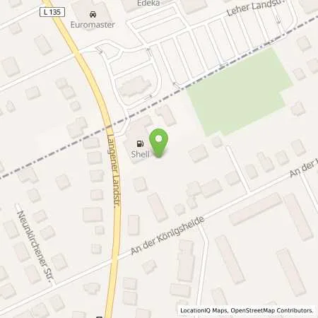 Standortübersicht der Tankstelle Shell Bremerhaven Langener Landstr. 314 in 27578 Bremerhaven