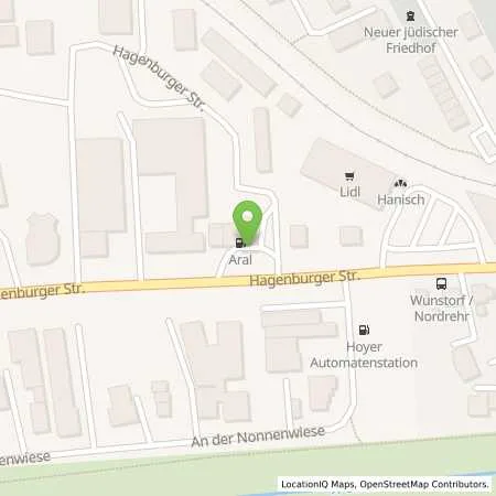 Standortübersicht der Tankstelle Aral Tankstelle in 31515 Wunstorf