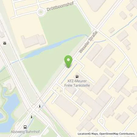 Standortübersicht der Tankstelle Tankstelle Meurer in 46519 Alpen