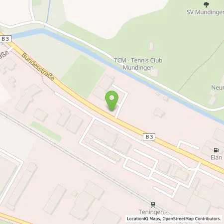 Standortübersicht der Tankstelle TANKHOF GRÜN - Bundesstrasse in 79312 Emmendingen