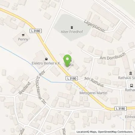 Standortübersicht der Tankstelle AVIA Tankstelle in 36391 Sinntal