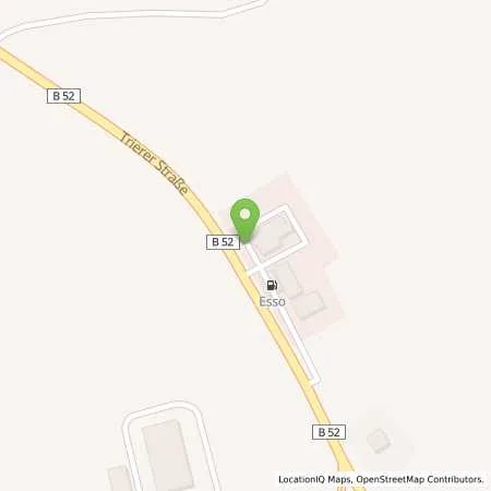 Standortübersicht der Tankstelle Esso Tankstelle in 54411 HERMESKEIL