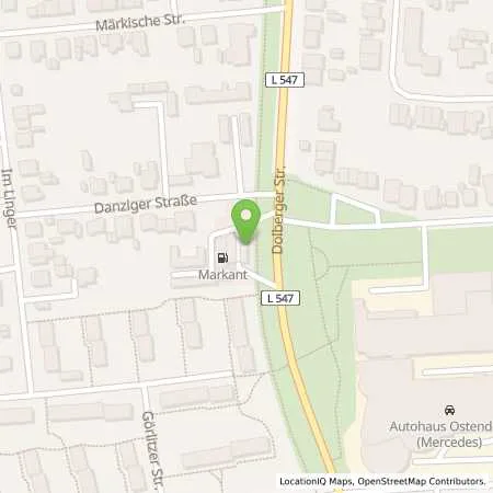 Standortübersicht der Tankstelle Christian Keller in 59229 Ahlen