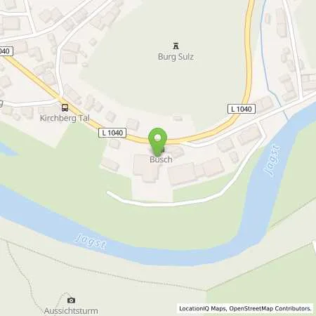 Standortübersicht der Tankstelle ED-Kirchberg in 74592 Kirchberg/Jagst