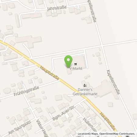 Standortübersicht der Tankstelle V-Markt Kirchheim in 87757 Kirchheim