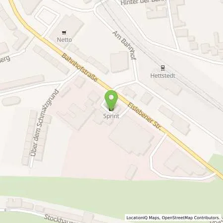 Standortübersicht der Tankstelle Sprint Hettstedt Eislebener Str. in 06333 Hettstedt