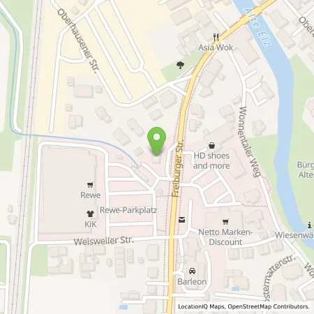 Standortübersicht der Tankstelle BFT Tankstelle OGOZ in 79341 Kenzingen