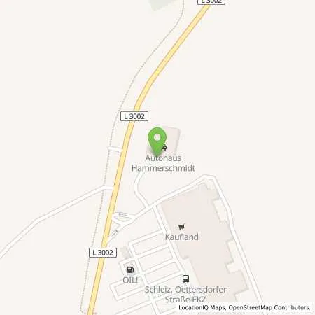 Standortübersicht der Tankstelle OIL! tank & go Automatentankstelle Schleiz in 07907 Schleiz