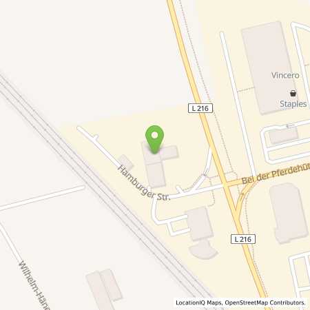 Standortübersicht der Benzin-Super-Diesel Tankstelle: Aral Tankstelle in 21339, Lüneburg