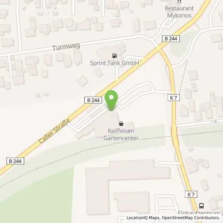 Standortübersicht der Tankstelle Tankstelle Hankensbüttel in 29386 Hankensbüttel