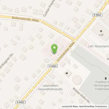 Standortübersicht der Tankstelle Shell Fredersdorf-Vogelsdorf Schoeneicher Allee 1-2 in 15370 Fredersdorf-Vogelsdorf