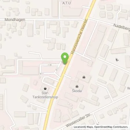 Standortübersicht der Tankstelle star Tankstelle in 29227 Celle