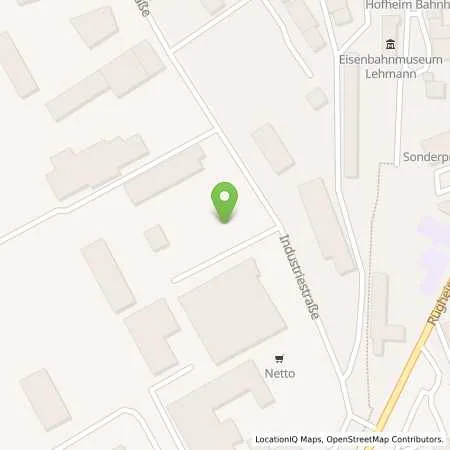 Standortübersicht der Tankstelle Hümpfner SB Tankstelle in 97461 Hofheim