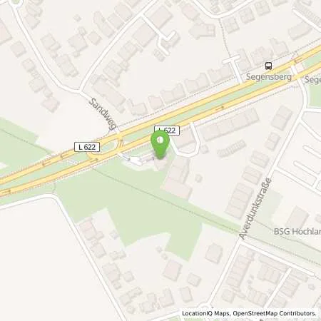 Standortübersicht der Tankstelle Esso Tankstelle in 45659 RECKLINGHAUSEN