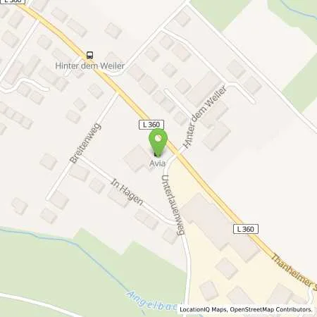 Standortübersicht der Tankstelle AVIA Bisingen in 72406 Bisingen