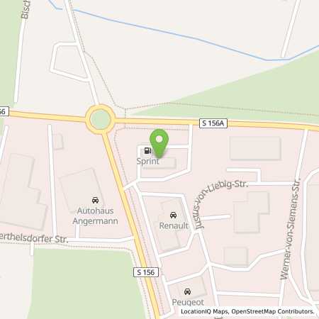 Standortübersicht der Benzin-Super-Diesel Tankstelle: E. Schöne Energie GmbH in 01844, Neustadt