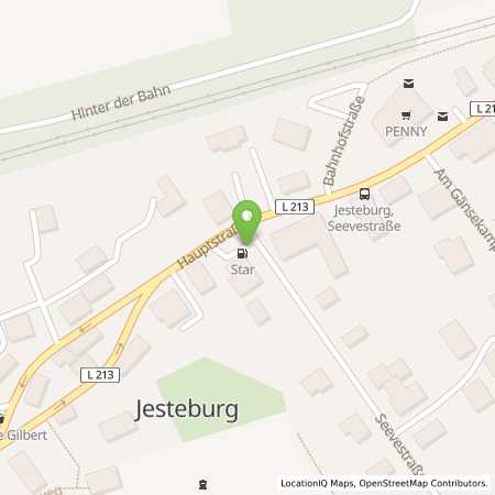 Standortübersicht der Benzin-Super-Diesel Tankstelle: star Tankstelle in 21266, Jesteburg