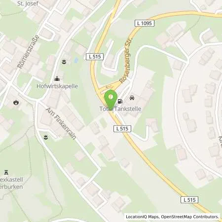 Standortübersicht der Tankstelle OSTERBURKEN, MERCHINGER STR. in 74706 Osterburken