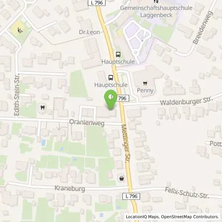 Standortübersicht der Tankstelle Andre Wielage in 49479 Ibbenbüren