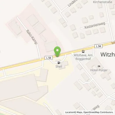 Standortübersicht der Tankstelle Shell Witzhave Möllner Landstr. 13 in 22969 Witzhave
