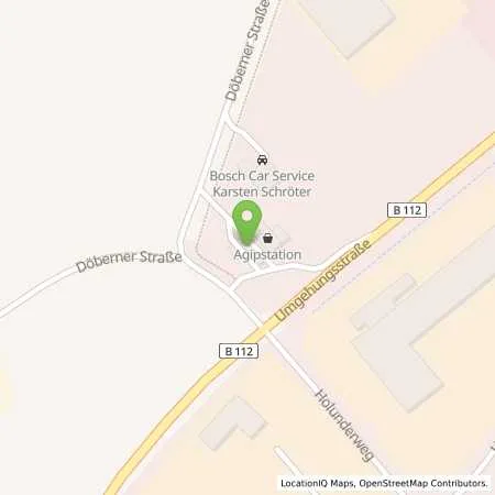 Standortübersicht der Tankstelle Esso Tankstelle in 03149 FORST