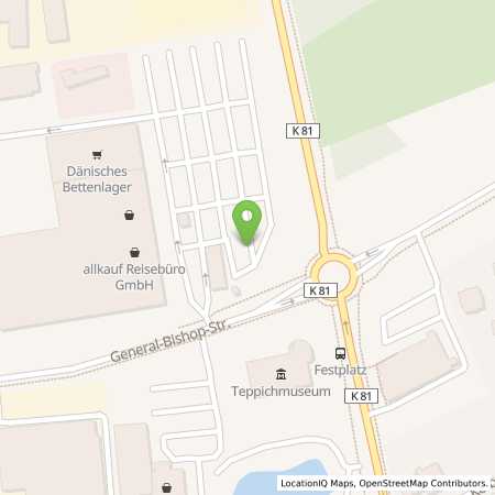 Standortübersicht der Benzin-Super-Diesel Tankstelle: Supermarkt-Tankstelle ESPELKAMP GENERAL- BISHOP- STR. 10 in 32339, ESPELKAMP