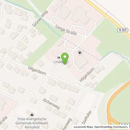 Standortübersicht der Tankstelle Tankstelle Remsfeld in 34593 Knüllwald (Remsfeld)