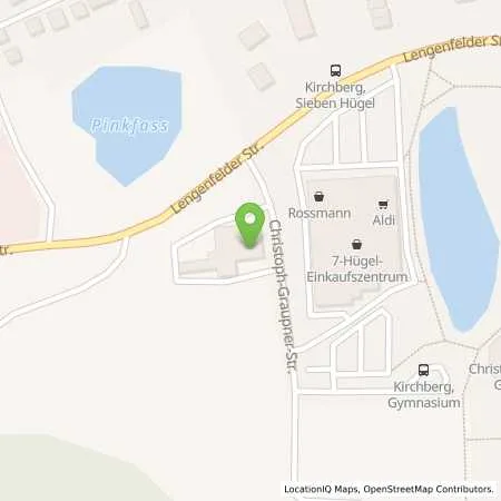 Standortübersicht der Tankstelle Weck & Poller in 08107 Kirchberg