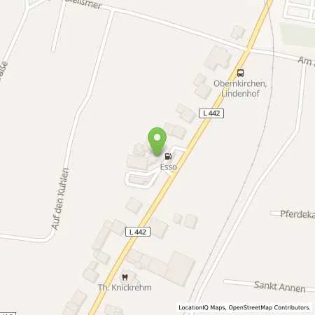Standortübersicht der Tankstelle Esso Tankstelle in 31683 OBERNKIRCHEN