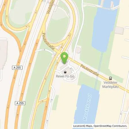 Standortübersicht der Tankstelle Aral Tankstelle in 20539 Hamburg