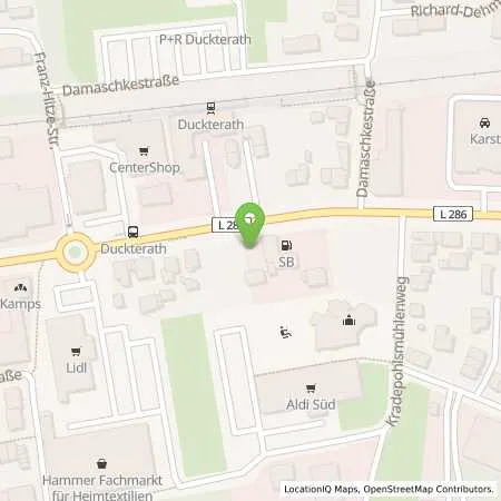 Standortübersicht der Tankstelle Sb Bergisch-Gladbach Muelheimer Str. 102 in 51469 Bergisch (Gladbach)