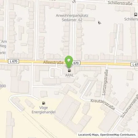 Standortübersicht der Tankstelle Aral Tankstelle in 59065 Hamm