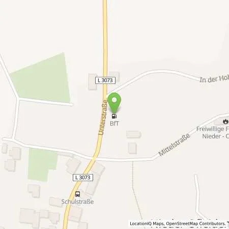 Standortübersicht der Tankstelle bft Tankstelle Braeuning in 35315 Homberg/Ohm