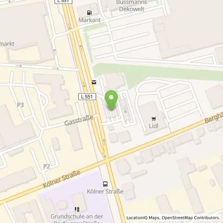 Standortübersicht der Tankstelle Bavaria Petrol in 45663 Recklinghausen