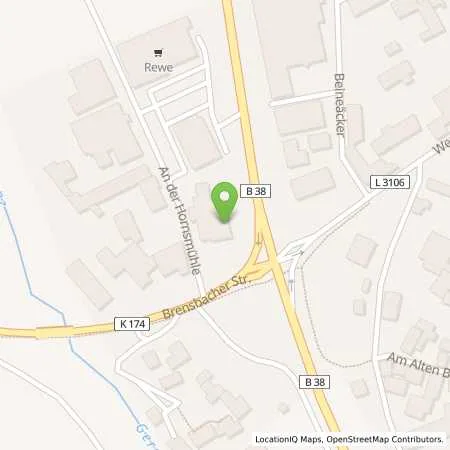 Standortübersicht der Tankstelle Shell Brensbach An der Hornsmuehle 1 in 64395 Brensbach