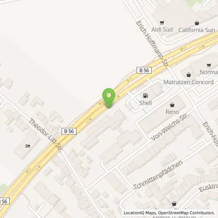 Standortübersicht der Tankstelle Shell Bonn Hermann-Wandersleb-Ring in 53121 Bonn