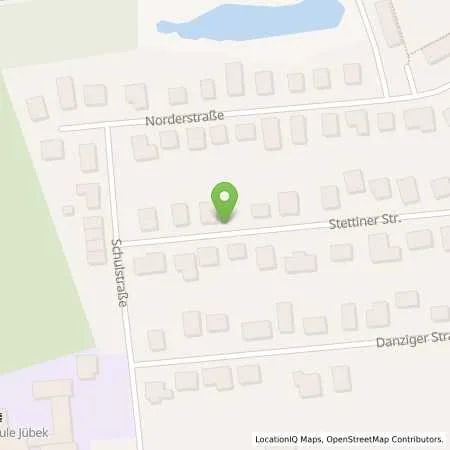 Standortübersicht der Tankstelle team Tankstelle Jübek in 24855 Jübek