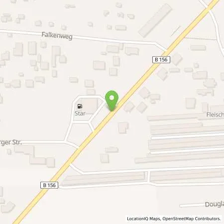 Standortübersicht der Tankstelle star Tankstelle in 03130 Spremberg